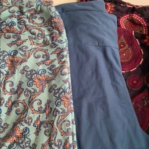3 pair of LuLaRoe leggings Tall and Curvy